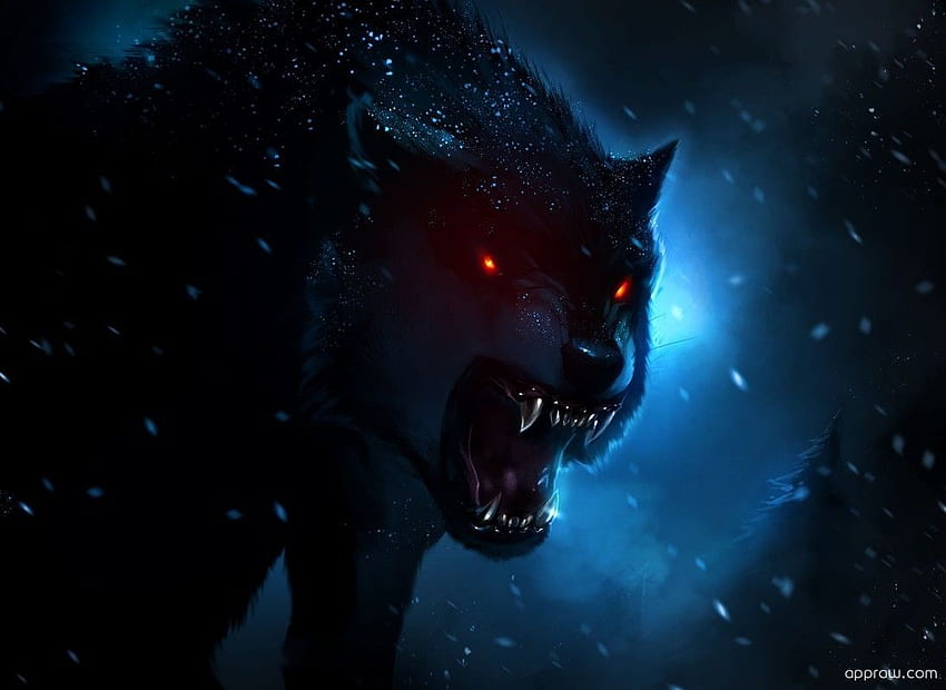 Demon Wolf, Werewolf HD wallpaper