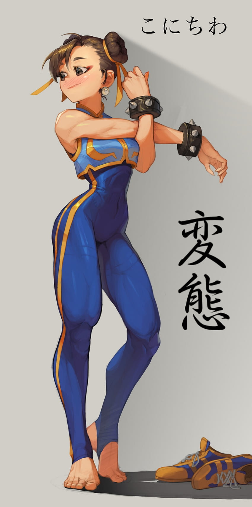 Chun Li, luchador callejero, capcom, china, waifu, chun-li, niña, anime, videojuegos fondo de pantalla del teléfono