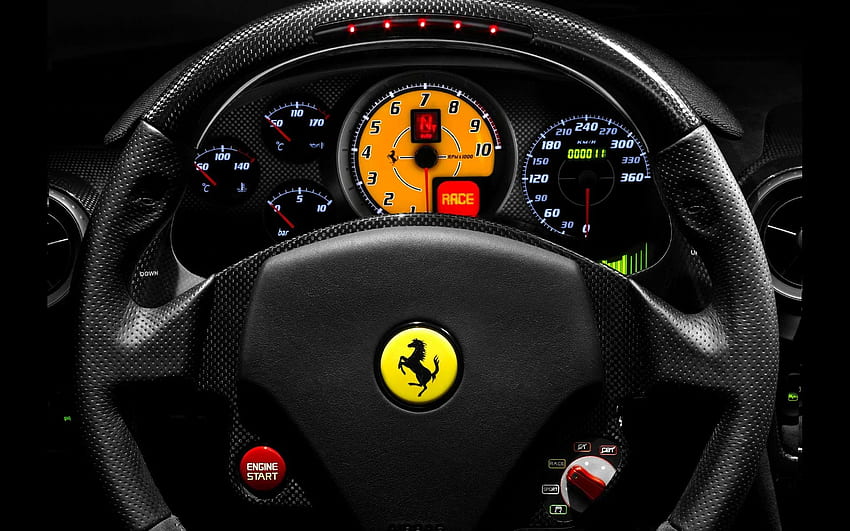 Ferrari Dashboard HD wallpaper