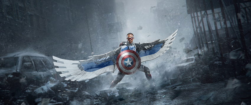Captain America , Falcon, Shield, Marvel Comics, Movies, The Falcon HD wallpaper