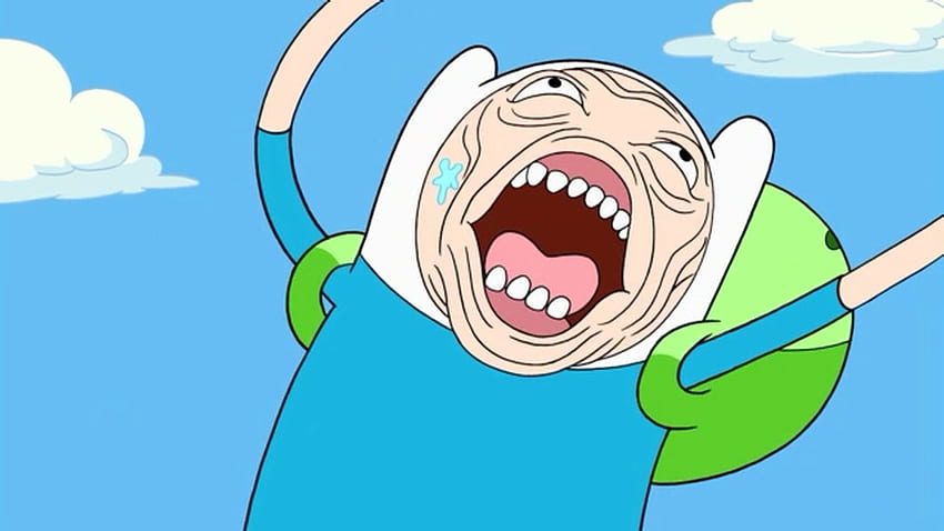 Adventure Time - Die lustigen Gesichter von Finn und Jake HD-Hintergrundbild