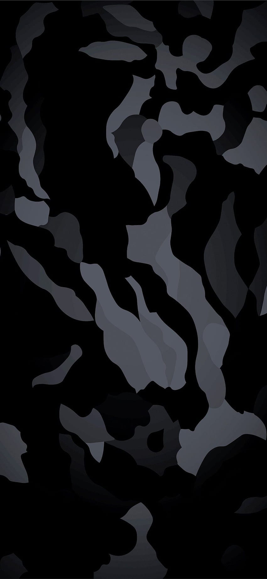 Schwarzes Muster Militärtarnung Camouflage Desig. HD-Handy-Hintergrundbild