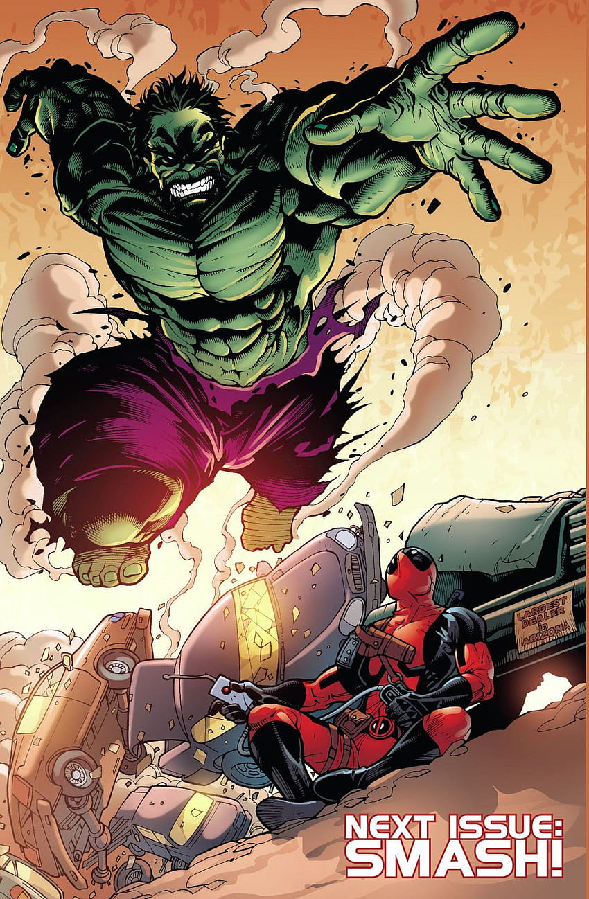 Deadpool Vs. Hulk , Comics HD phone wallpaper | Pxfuel
