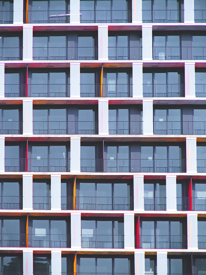 Windows, Architecture, Building, , , Facade, Balconies HD phone ...