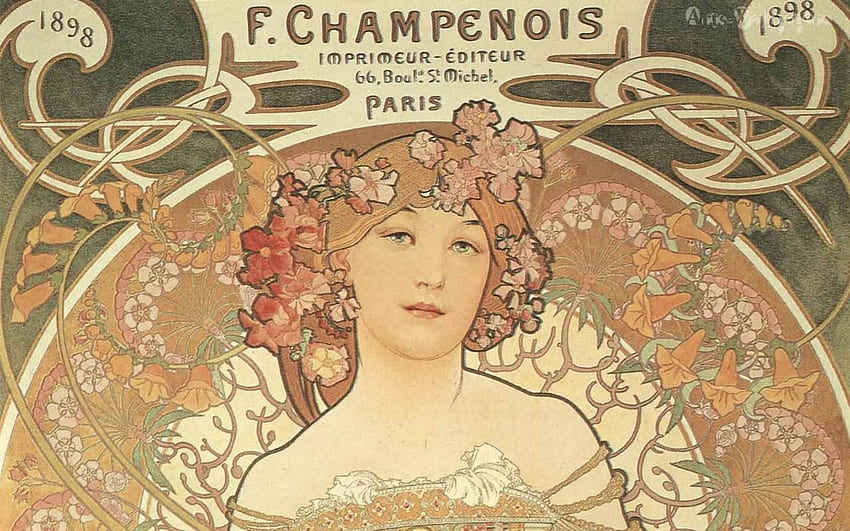 Best Art Nouveau FULL For PC, Art Deco HD wallpaper