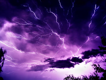 Violet lightning HD wallpapers | Pxfuel