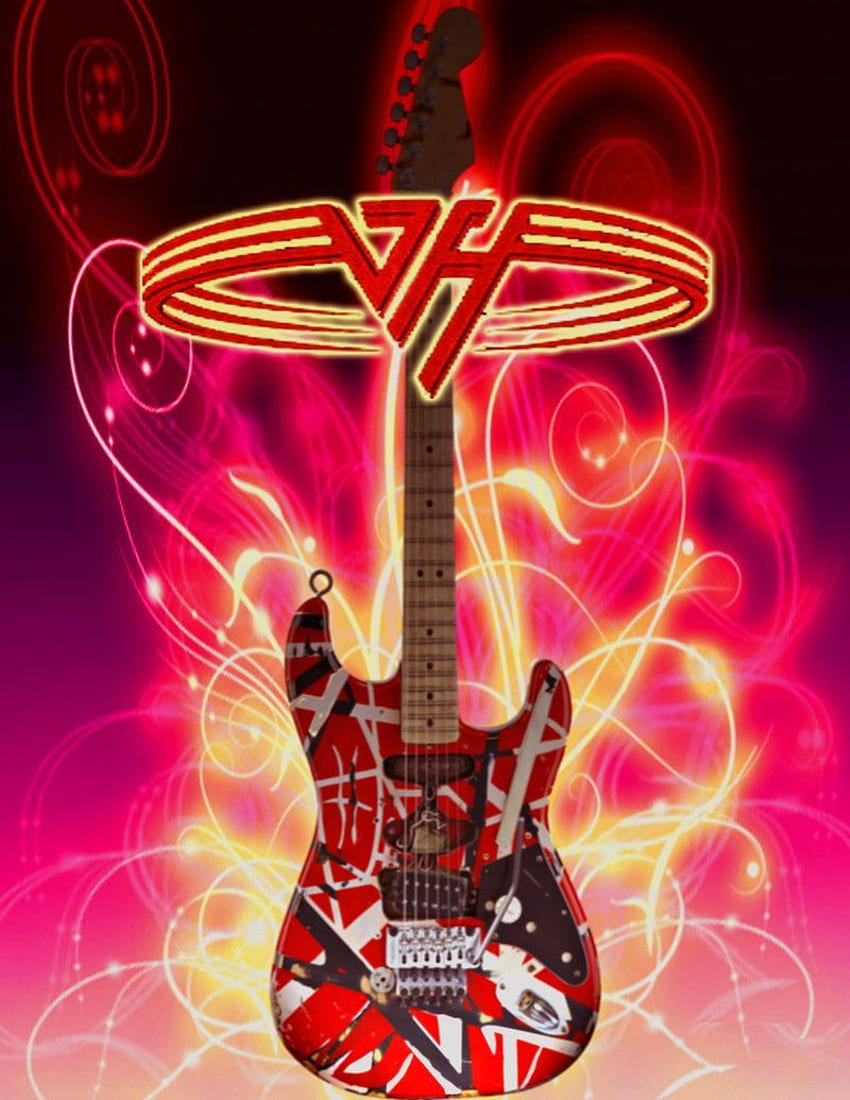 Van Halen, Eddie Van Halen Art HD phone wallpaper