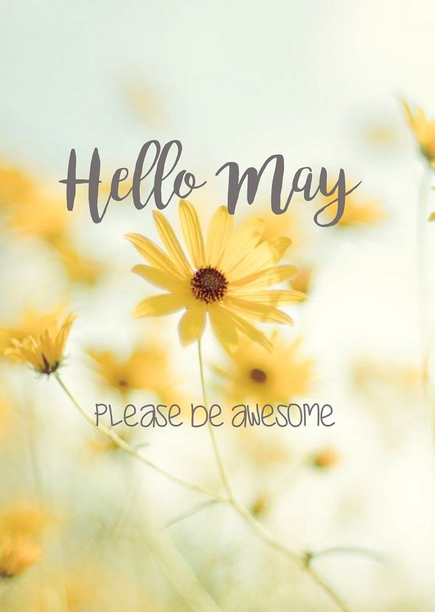 The Month of May ideas in 2021. may, hello may, may quotes HD phone wallpaper