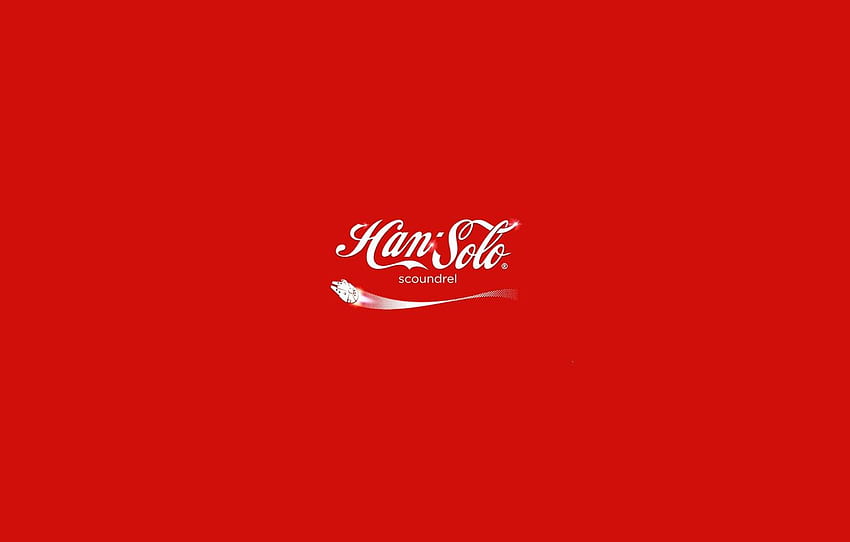 背景, ロゴ, コカ・コーラ, ハン・ソロ, ミレニアム・ファルコン 高画質の壁紙