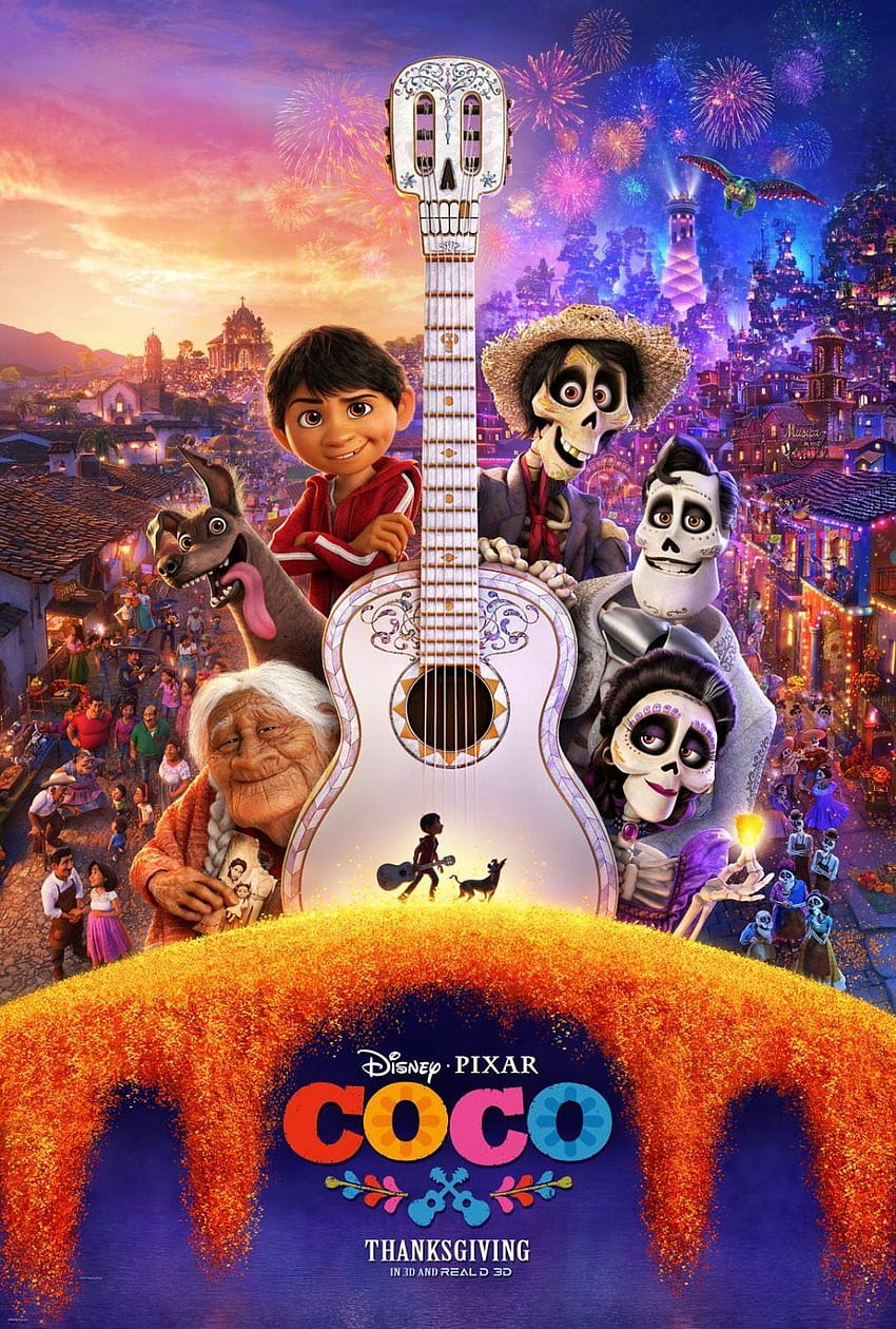 Coco (2017) . Animated movie posters, Animation movie, Animated movies, Pixar 3D HD phone wallpaper
