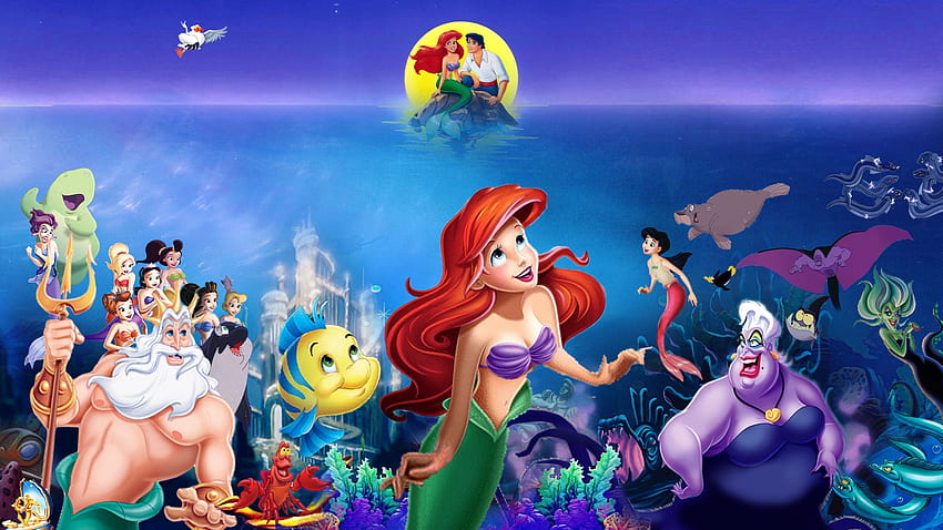 The Little Mermaid 30th Anniversary . Background HD wallpaper