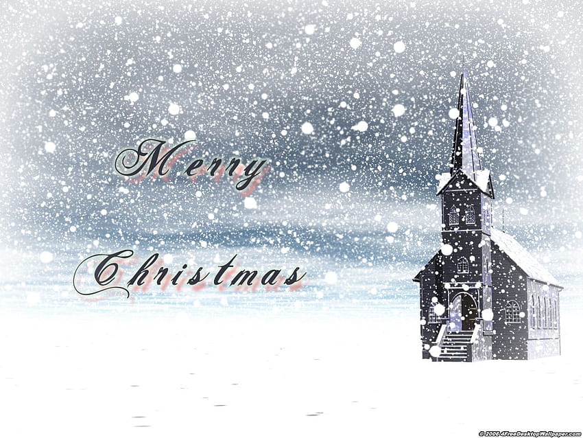 Christmas Background church snow christmas [] for your , Mobile & Tablet. Explore Snowy Christmas . Winter And , Snow , Winter For HD wallpaper