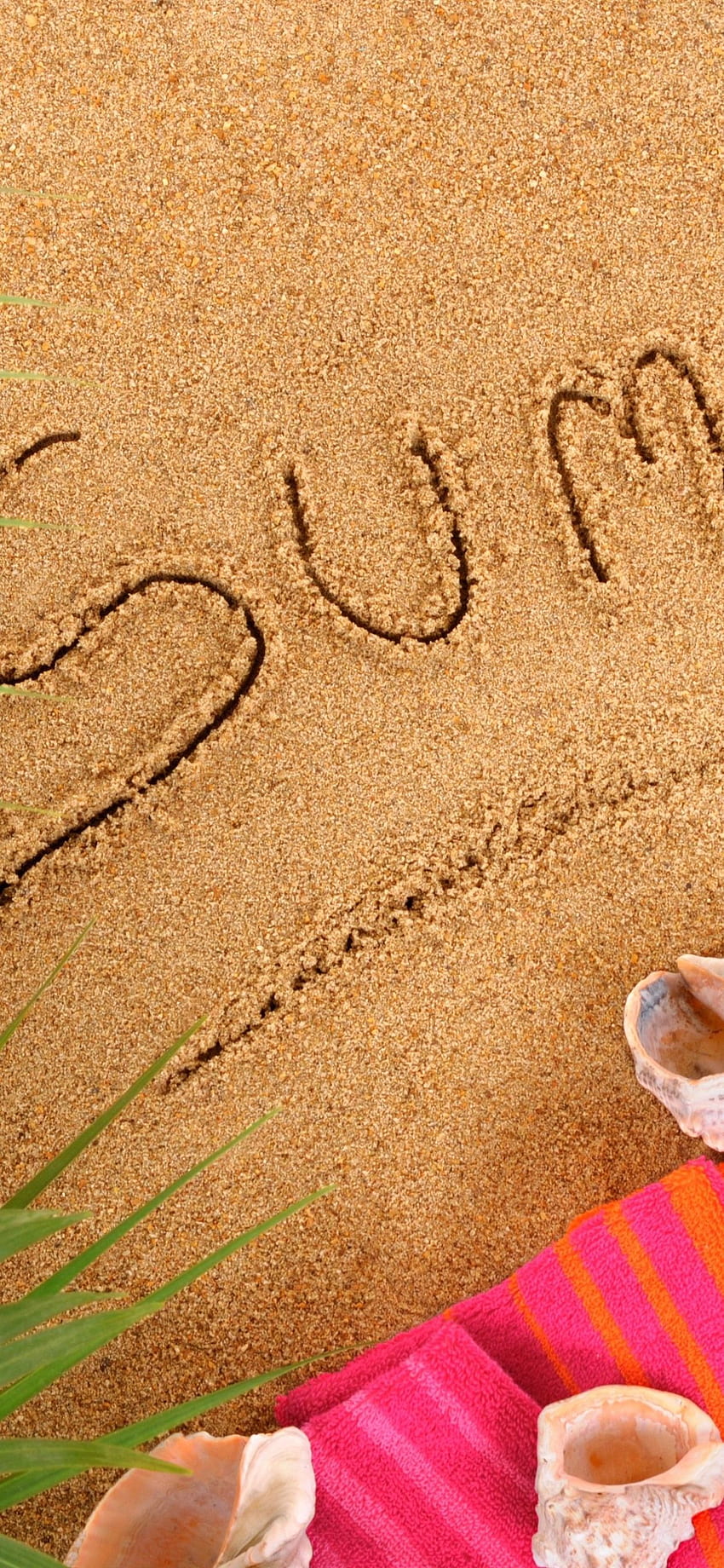 iPhone Beach, Sand, Flip Flops, Shell, Summer - Sand - HD phone wallpaper