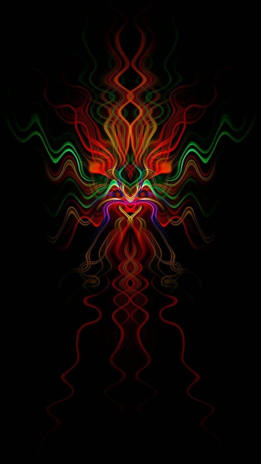 Dark iPhone . Psychedelic art, Fractal art, Phone background tumblr, Psychedelic Black HD phone wallpaper