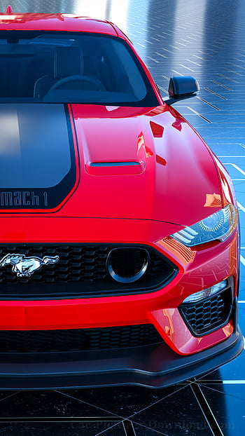 Chrome Mustang Logo on the Trunk Lid Under the Brake Light · Free Stock  Photo