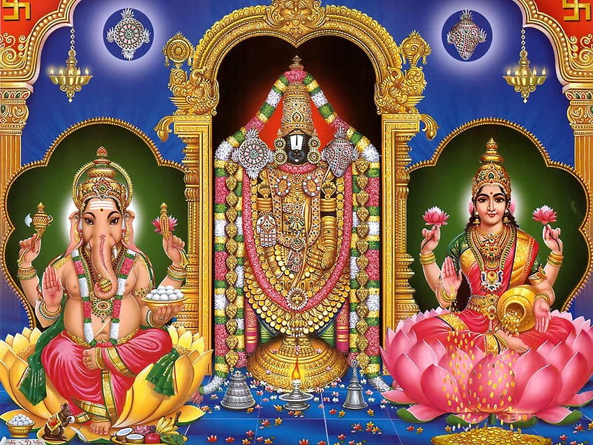 Sri Tirupati Balaji, , , - Lord, Lord Venkateswara HD-Hintergrundbild