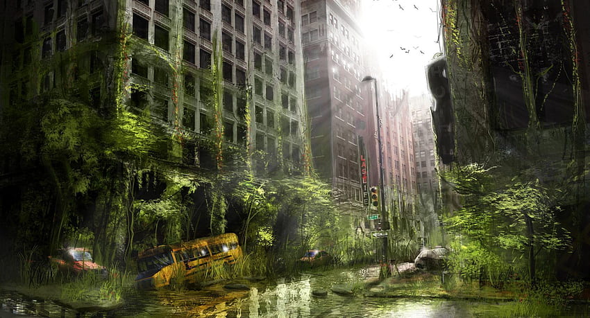 Post Apocalyptic Nature Scene Live 1 HD wallpaper | Pxfuel