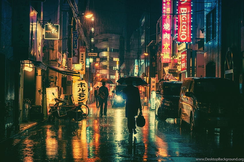 Rainy Night In Tokyo (x Post From R ) : Cyberpunk HD wallpaper