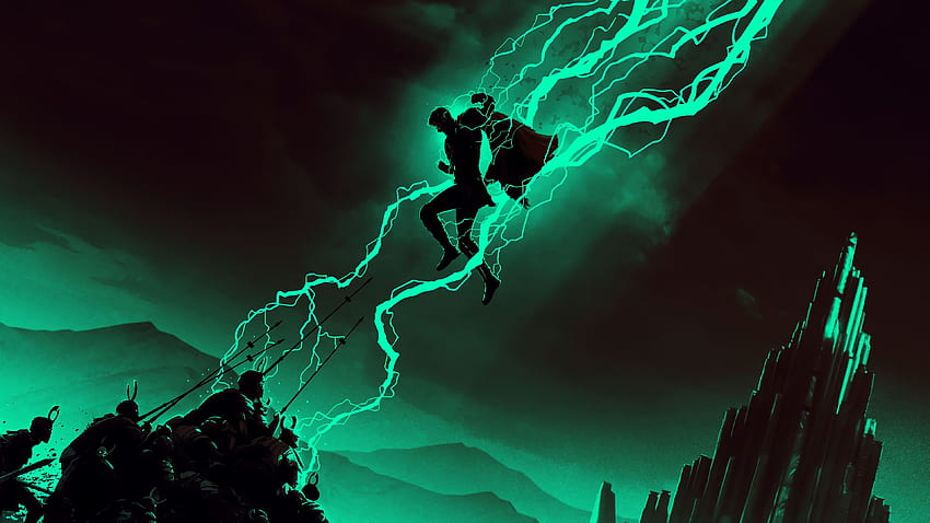 Thor Lightning, Thor Animasi Wallpaper HD