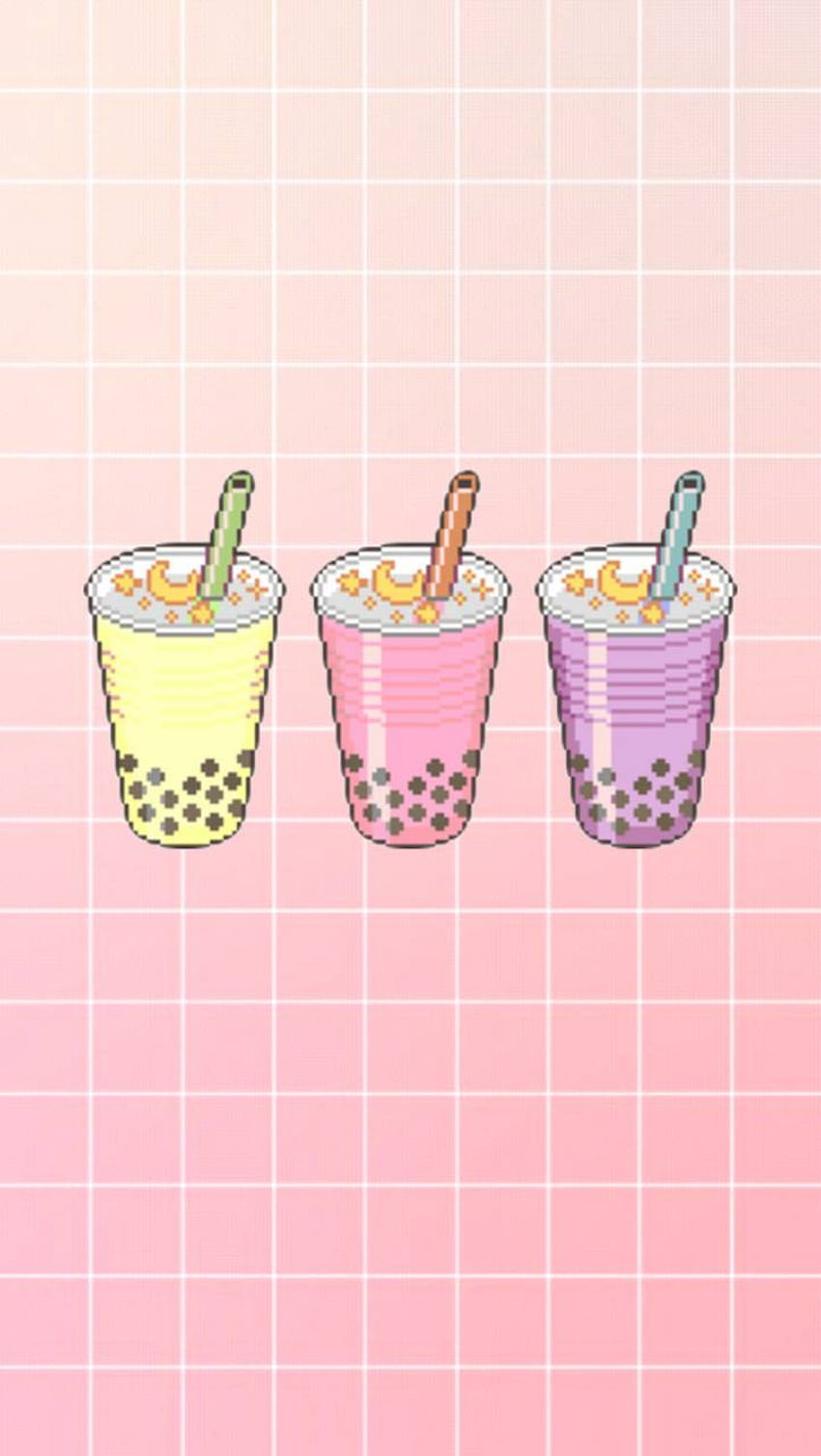 Download Starry Cute Boba Tea Wallpaper  Wallpaperscom