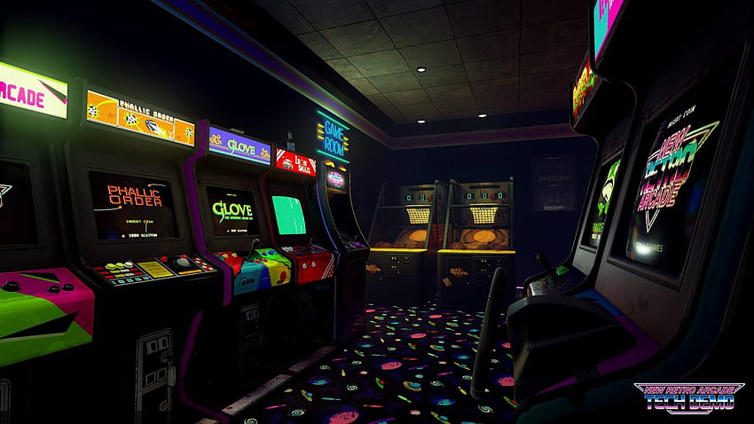 Arcade Background Awesome New Retro Arcade Tech Demo Launches with Htc Vive Support On Steam Inspiration - Left of The Hudson HD wallpaper