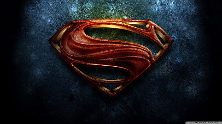 abstrak, Superman, pahlawan, logo, 2013 Wallpaper HD