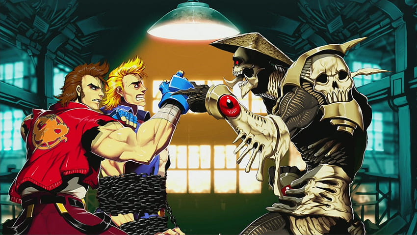 Double Dragon Neon and Background HD wallpaper