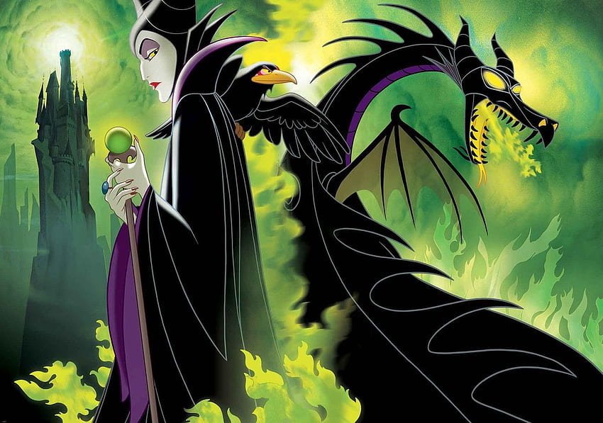 Стенопис за стена Disney Maleficent. Купете от EuroPosters, Maleficent Dragon HD тапет