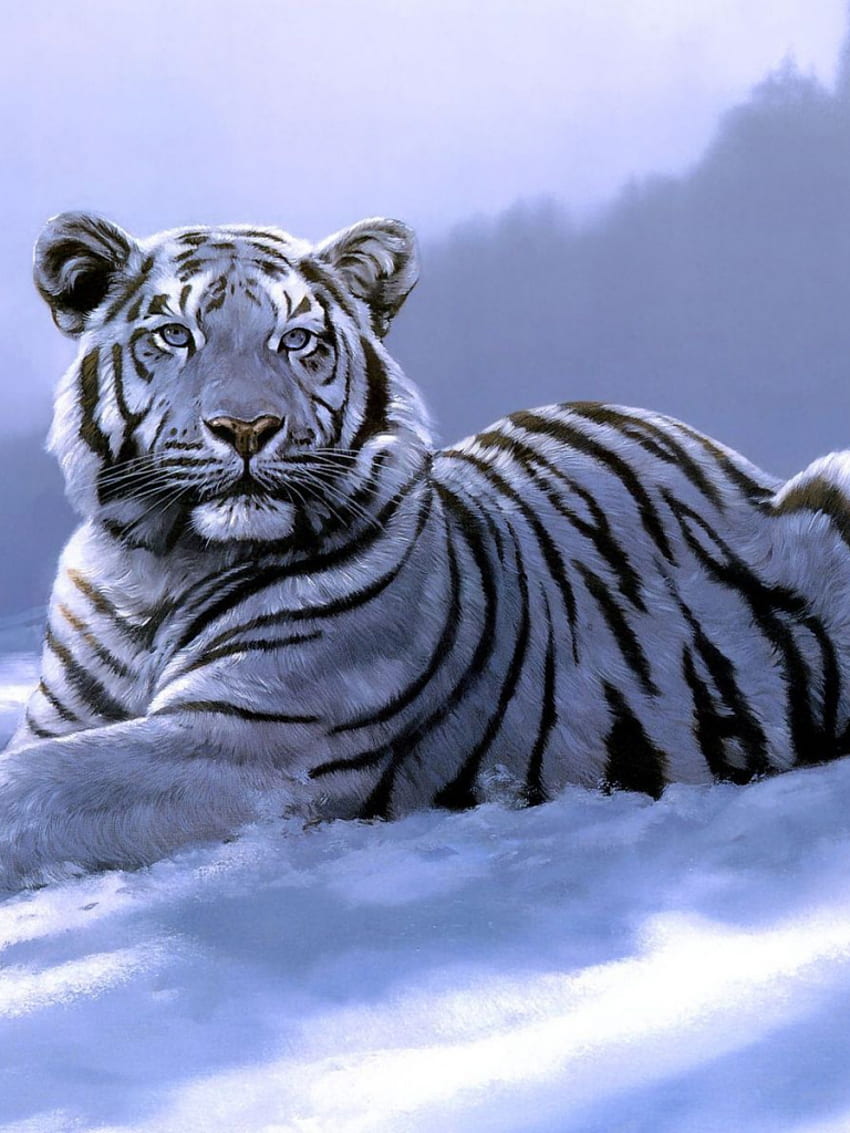 harimau putih yang berada di bawah harimau [] untuk , Ponsel & Tablet Anda. Jelajahi Tiger untuk . Harimau, Harimau Putih, Harimau Es wallpaper ponsel HD