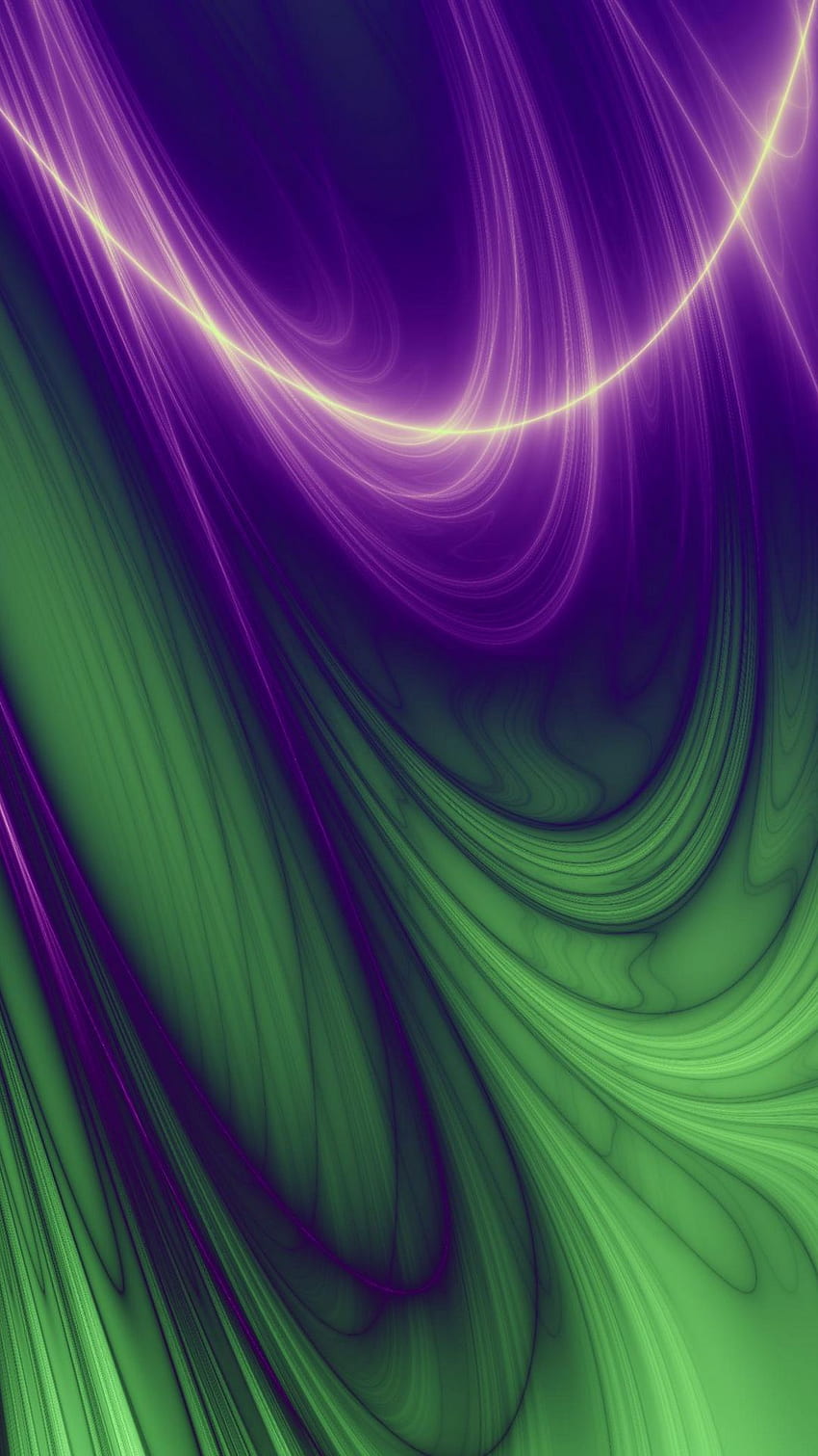 line, wavy, green, purple samsung galaxy s4, s5, note, sony xperia z, z1, z2, z3, htc one, lenovo vibe background HD phone wallpaper