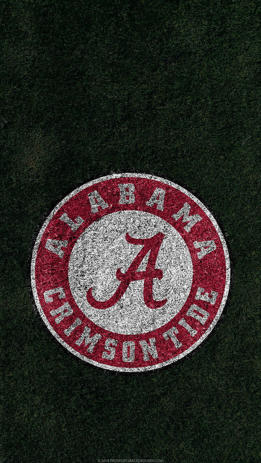 Alabama Crimson Tide fond, Alabama Logo Fond d'écran de téléphone HD