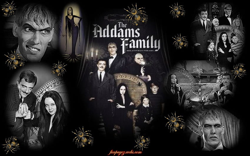 Addams Family 60s от Mardi's Funpagez с участието на The Dark Realm Classic и New Monsters, Austin TX HD тапет