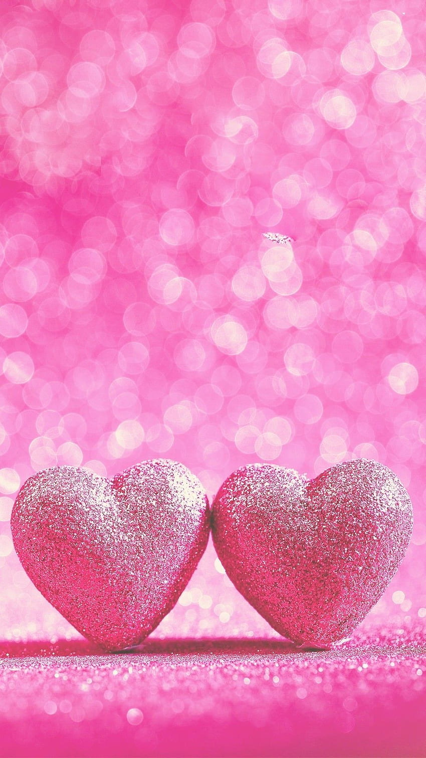 Pink Love, Colorful Glitter Hearts HD phone wallpaper | Pxfuel