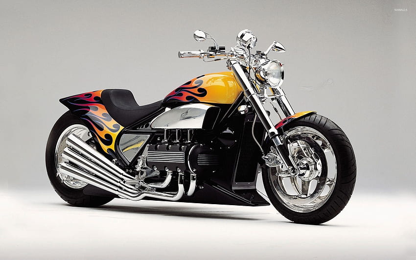 Honda T3 Concept - мотоциклет, Honda Valkyrie HD тапет