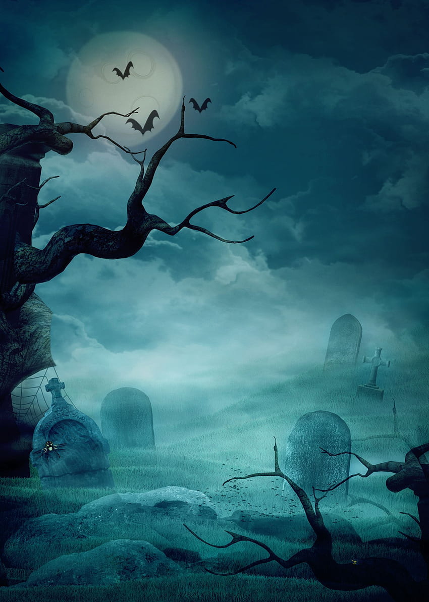 halloween . Cool best application for Application. my October my 31Day. Halloween background, Spooky background, Halloween poster, Haunted Graveyard HD phone wallpaper