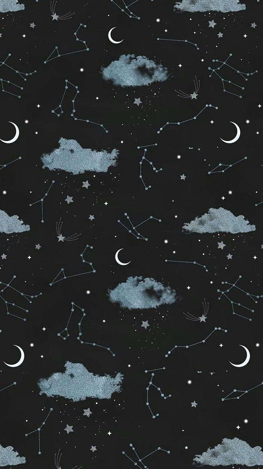 Dark Kawaii Fabric Wallpaper and Home Decor  Spoonflower