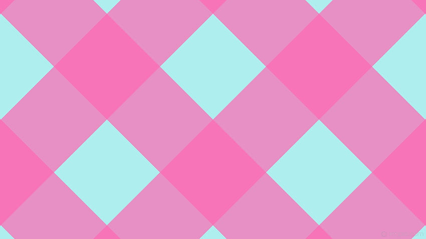 Gingham Blue Striped Pink Checker Pale Turquoise - Pink And Turquoise Striped HD wallpaper