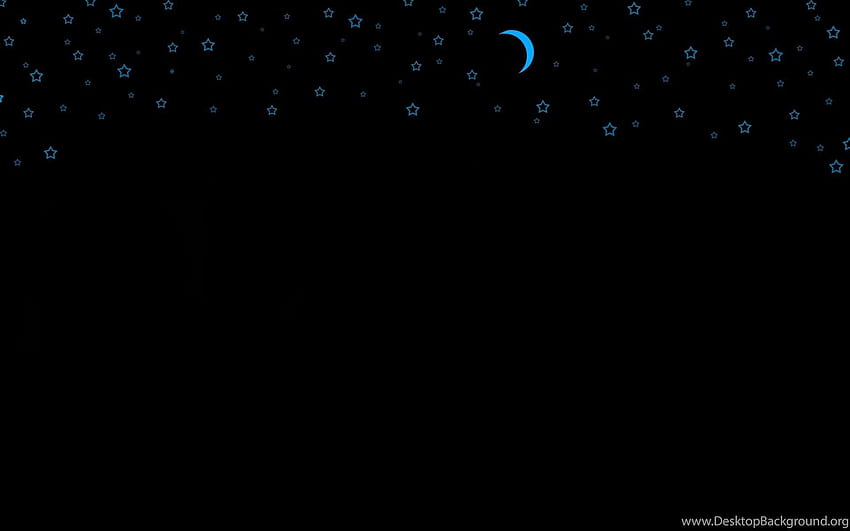Blue Black Star Night Moon Minimalism 57793 1768702 พื้นหลัง, Minimalist Star วอลล์เปเปอร์ HD