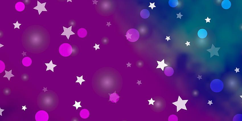 Light Pink, Blue vector background with circles, stars. Glitter abstract illustration with colorful drops, stars. Pattern for design of fabric, . 2750779 Vector Art at Vecteezy HD wallpaper