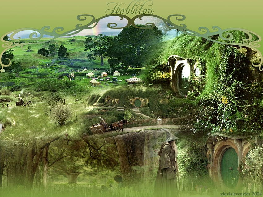 Lord of the Rings Hobbiton and background, Lotr the Shire HD wallpaper