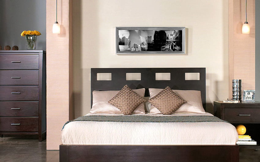 iç mekan, muhtelif, muhtelif, dizayn, mobilya, yatak HD duvar kağıdı