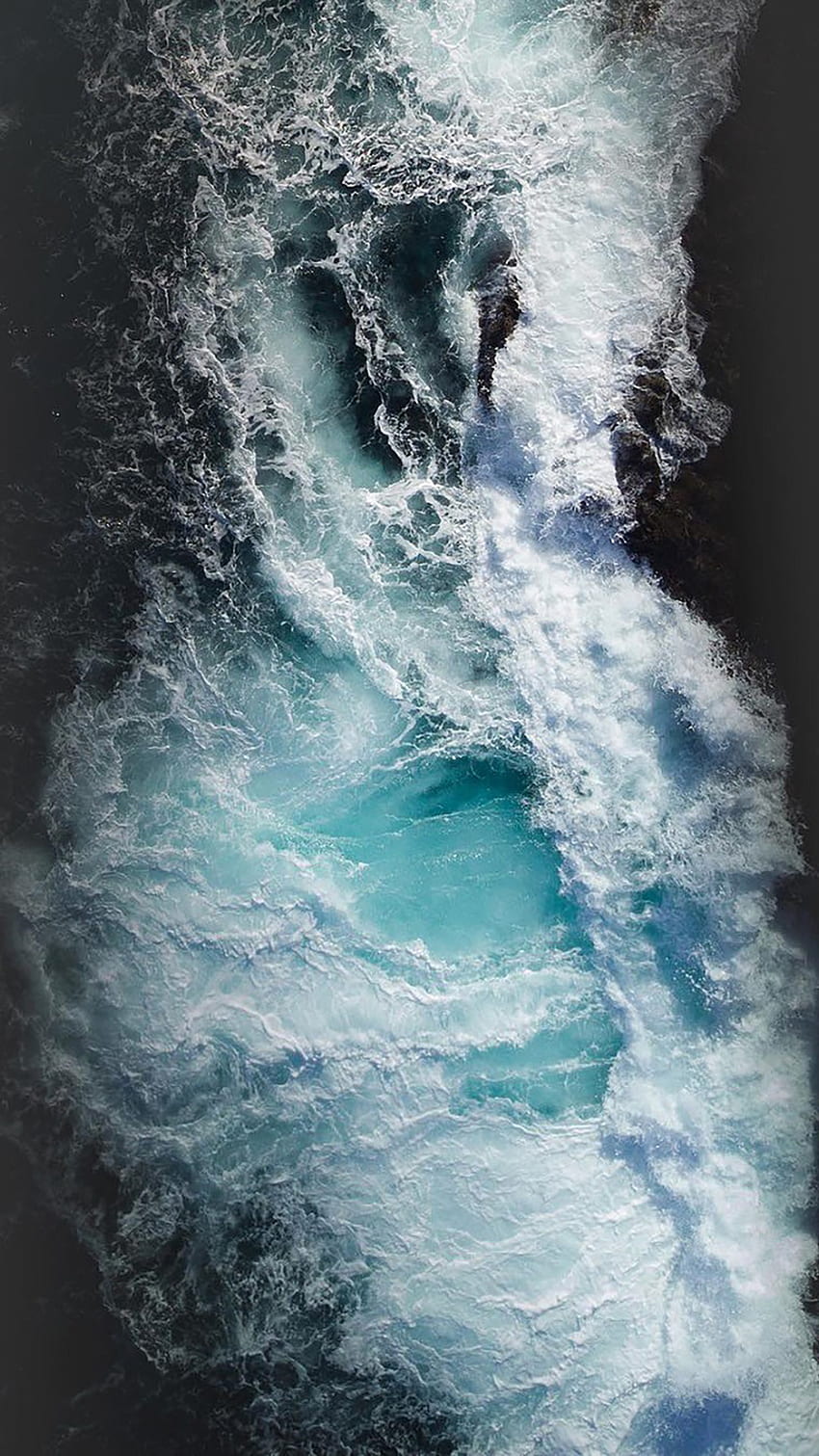 art iphone, eau, vague, cyclone, Vague de vent, mer, Phénomène géologique, orage, espace, marée, monde, Ocean Storm Fond d'écran de téléphone HD