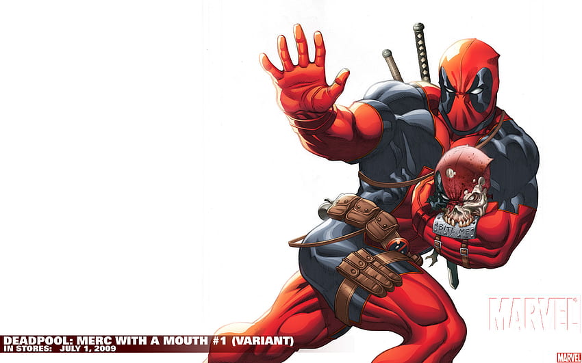 Deadpool, Cute Cartoon Deadpool HD wallpaper