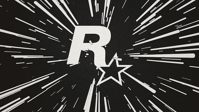Jeux Rockstar, logo Rockstar Fond d'écran HD