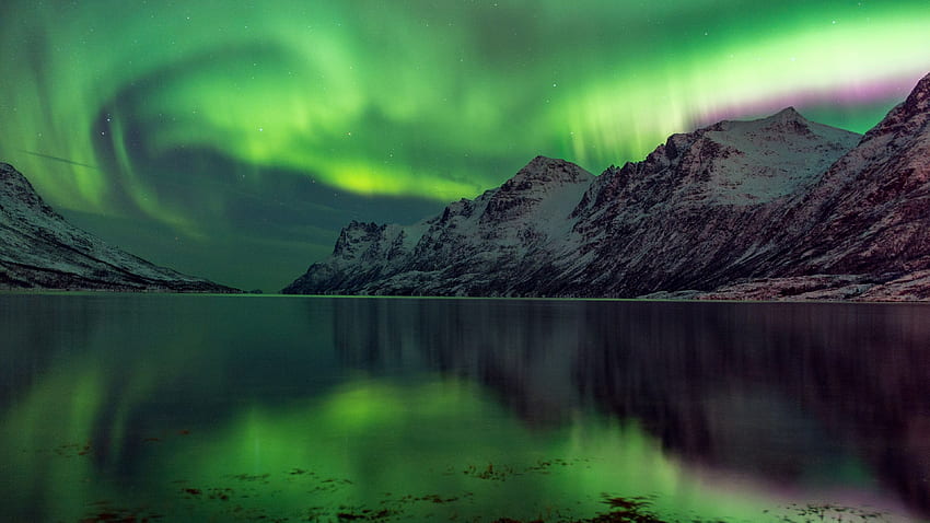 Aurora Borealis, , , Abisko, Suecia, turismo, viajes, verde, lago, Parque Nacional, Naturaleza fondo de pantalla