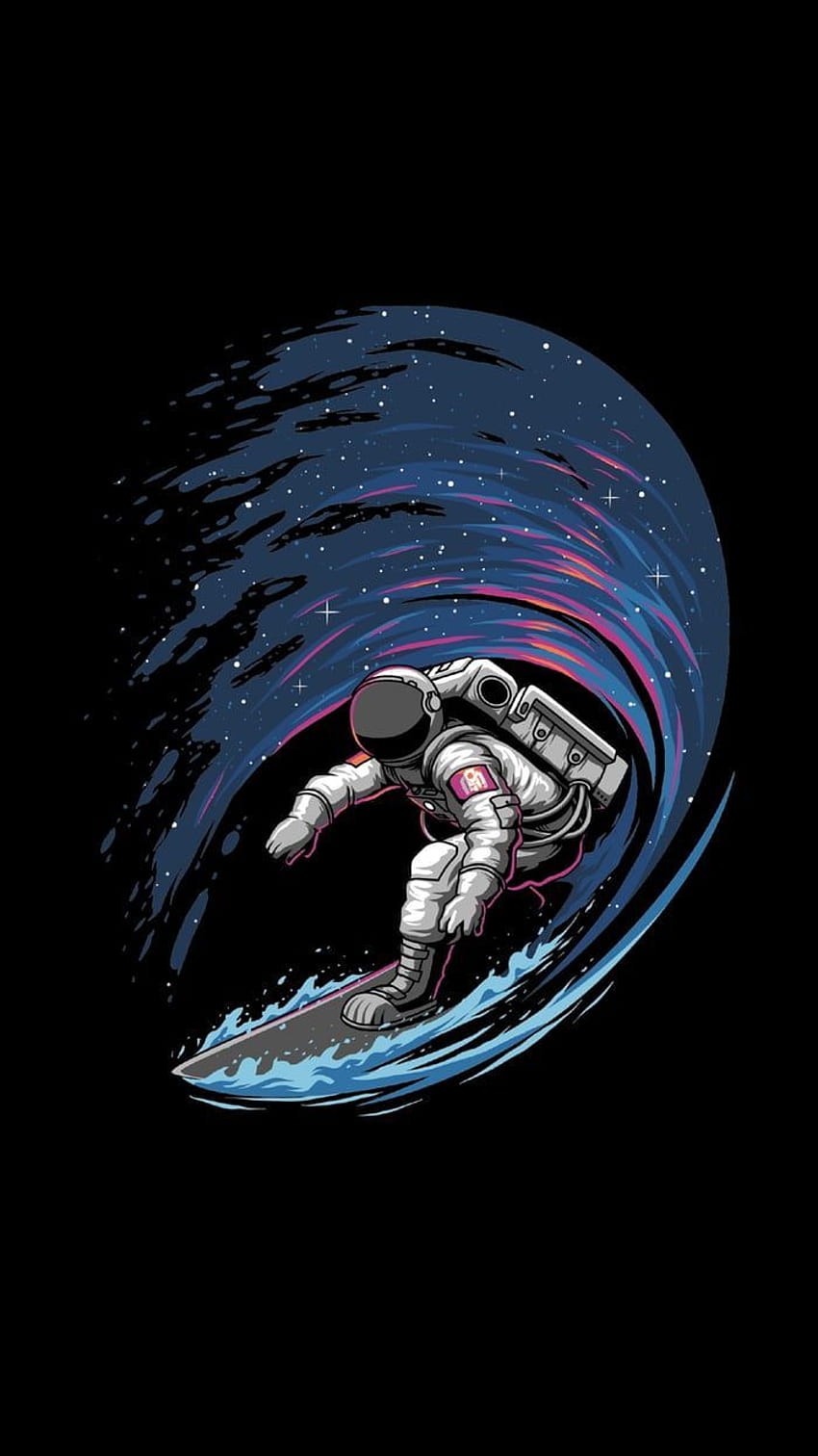 Surfista Espacial. Astronauta do iPhone, iPhone espacial, Astronauta, Astronauta incrível Papel de parede de celular HD