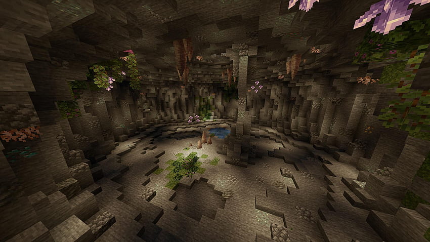 Un diseño de cueva 1.17: Minecraft fondo de pantalla