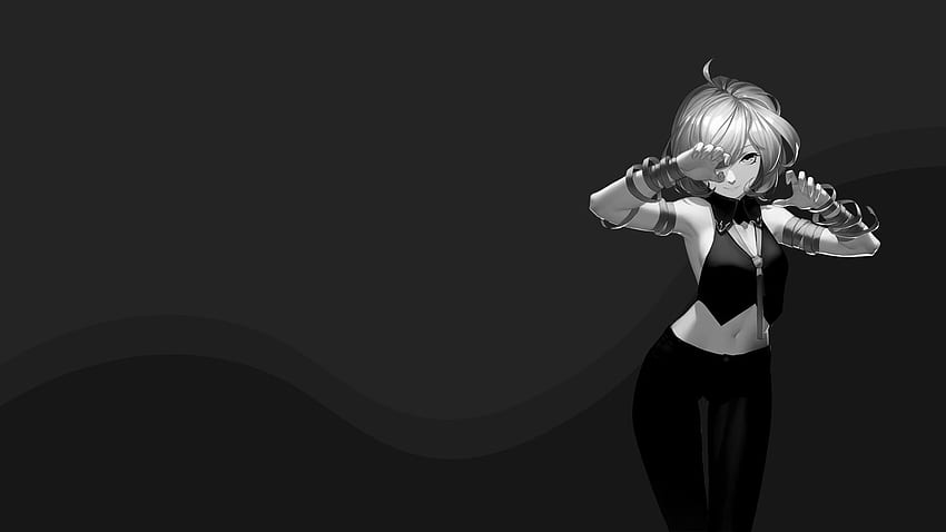 Black Dressed Female Anime Character Anime Girls Black And White Anime Girl Hd Wallpaper Pxfuel 0311