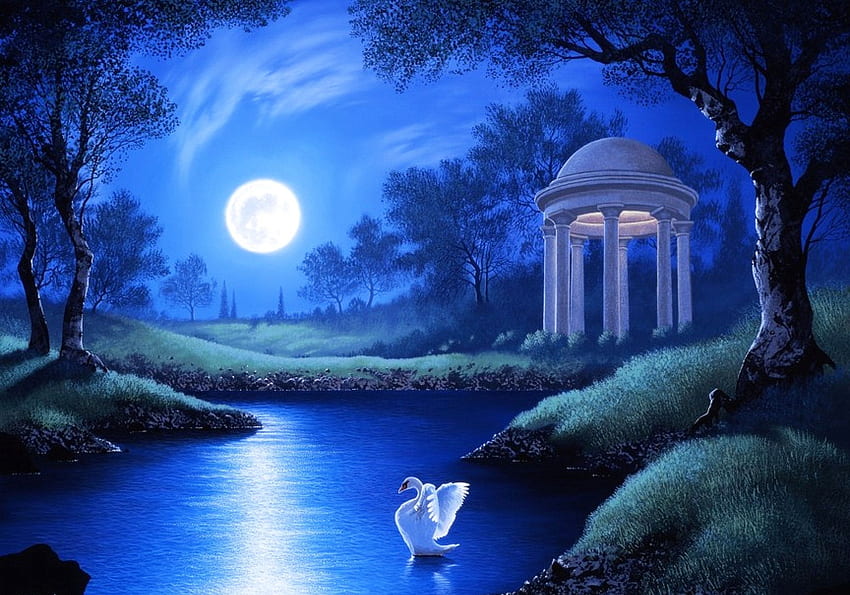 Moon  Beautiful Night  Nature Wallpaper Download  MobCup