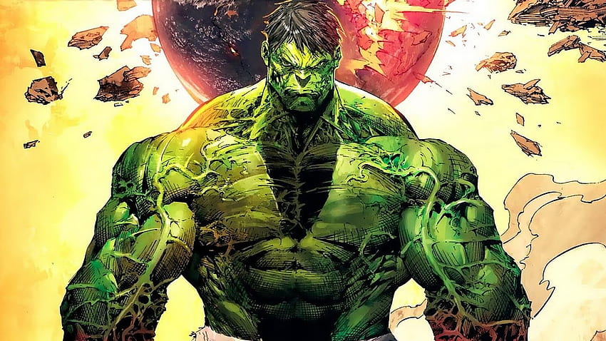The Hulk Kills All The Superheroes and becomes Galactus' New Herald, Thing vs Hulk HD wallpaper